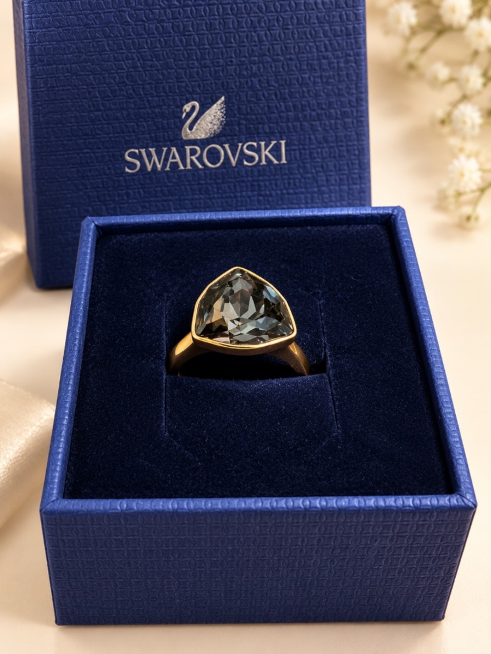 Swarovski crystal ring